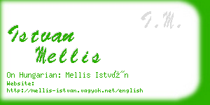 istvan mellis business card